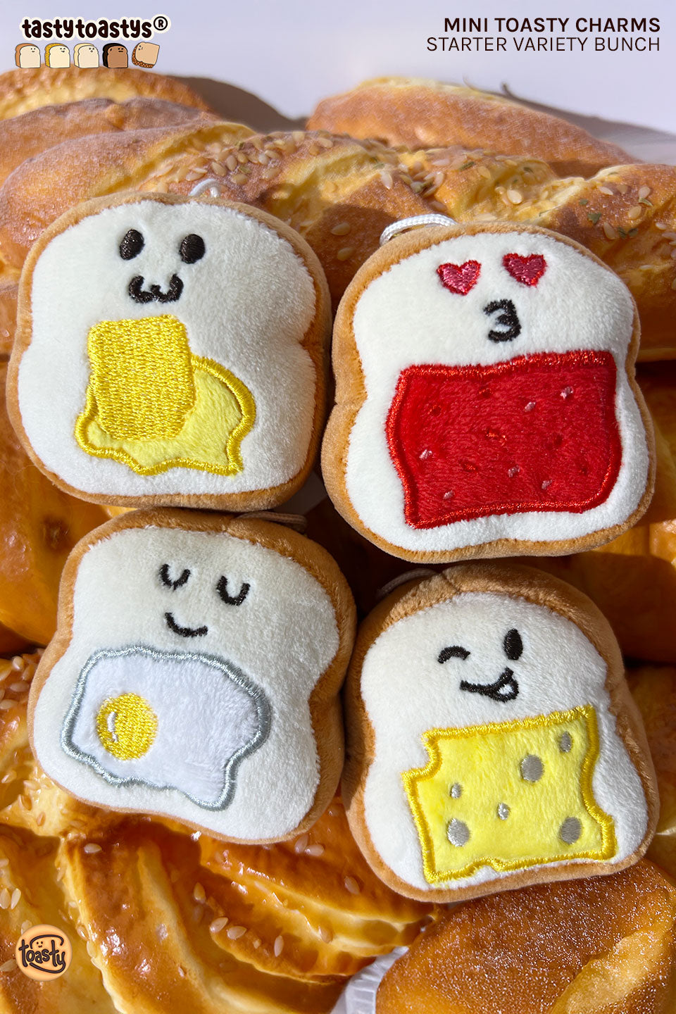 Mini Starter Toasty 3" Charms
