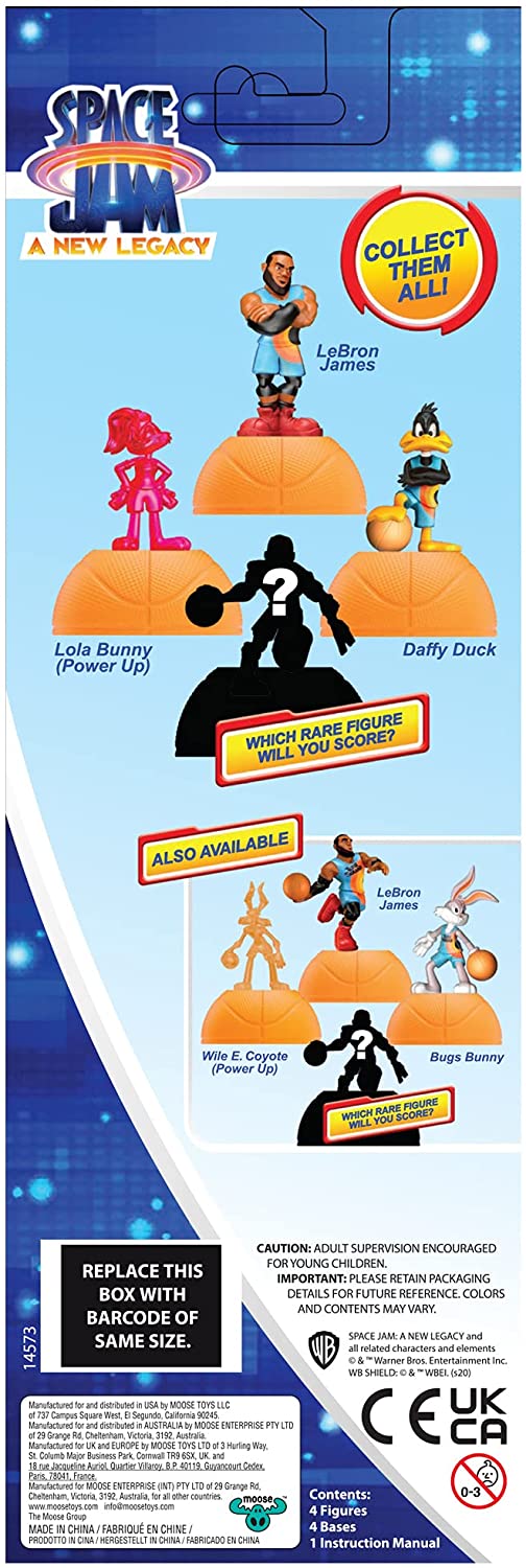 Space Jam A New Legacy Figure 4 Pack Tune Squad + Starting Line Up