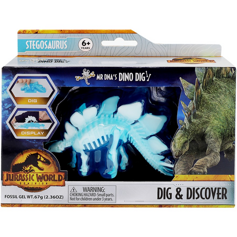 Jurassic World Mr Dnas Mini Dinosaur Dig - Stegosaurus