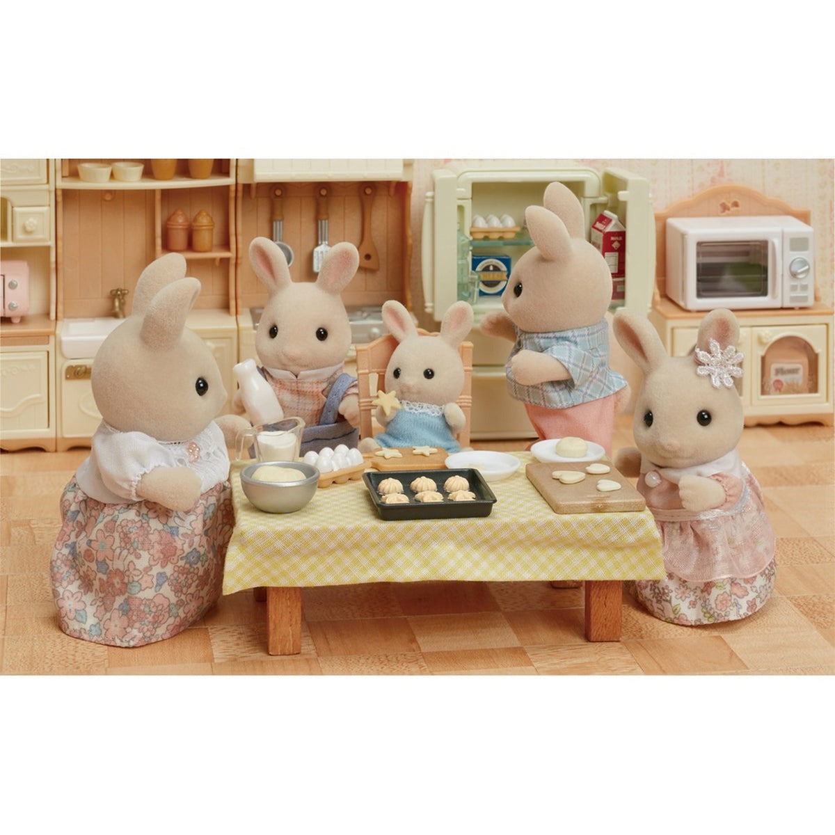 Sylvanian Families Sylvanian Families Milk Rabbit Family