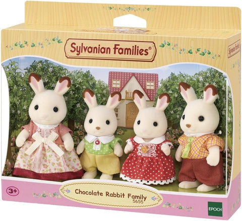 Sylvanian Families Chocolate Rabbit Family - Free Gift