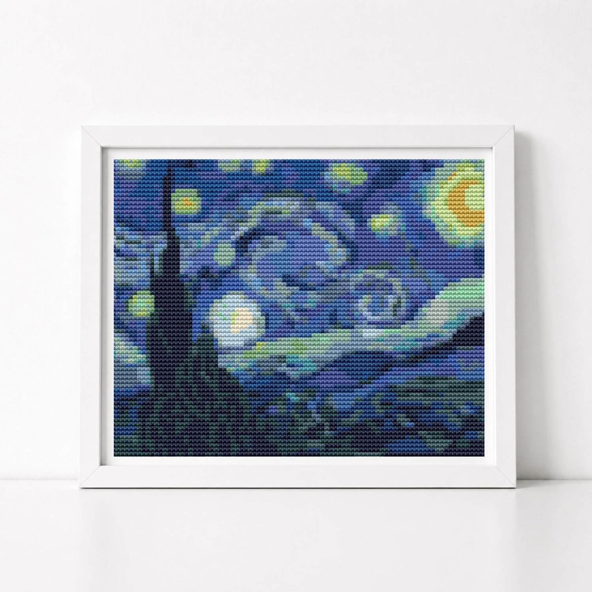 The Starry Night Mini Cross Stitch Kit