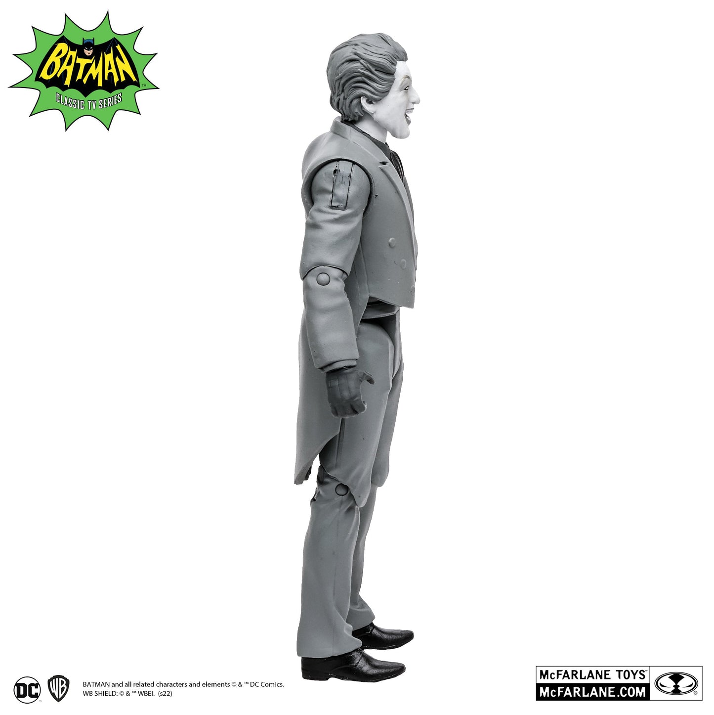 Mcfarlane Dc Retro Batman 66 6Inch Figure - The Joker (Black & White Tv Variant) Comics