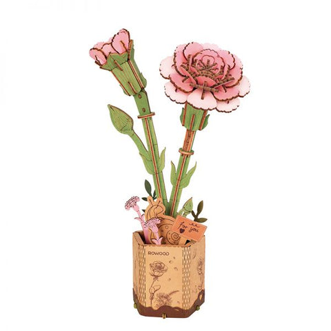 Robotime ROWOOD Pink Carnation TW051