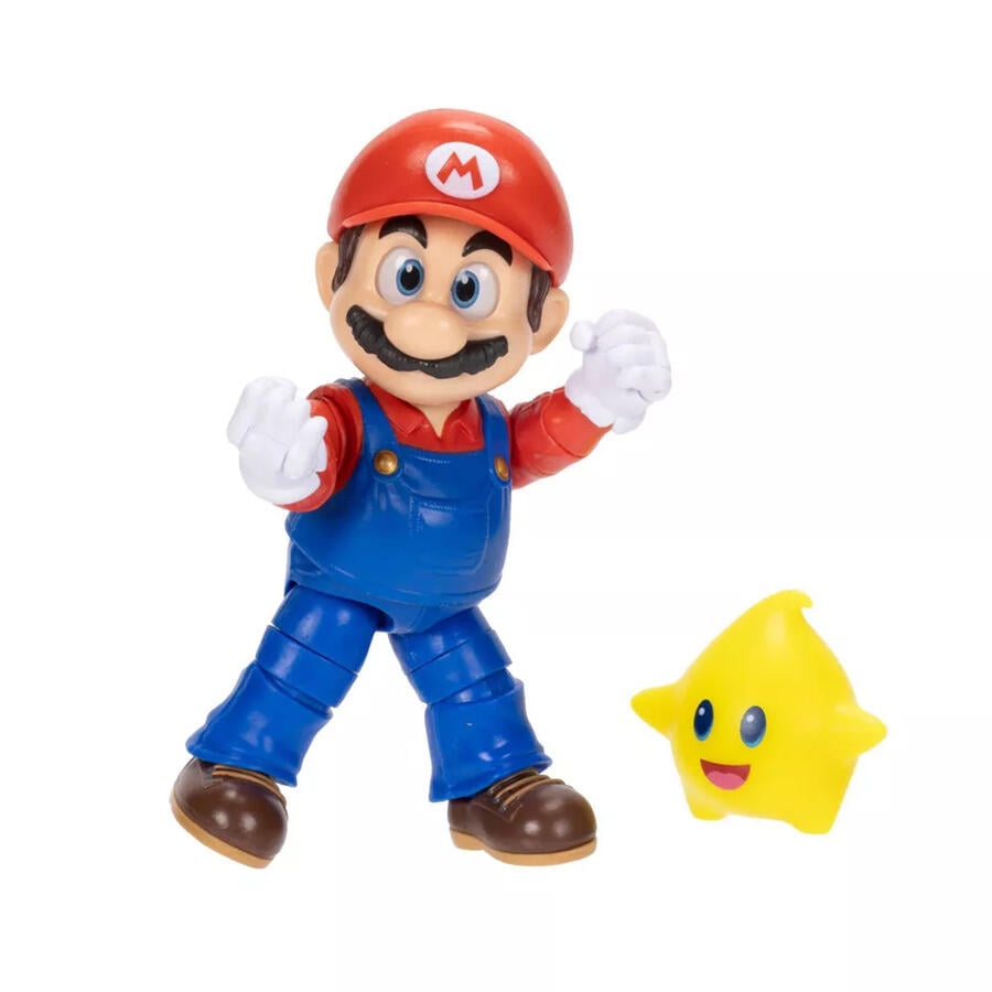 The Super Mario Galaxy Movie - 5” Figure Series – Mario Figure with Luma Star Accessory - Nintendo