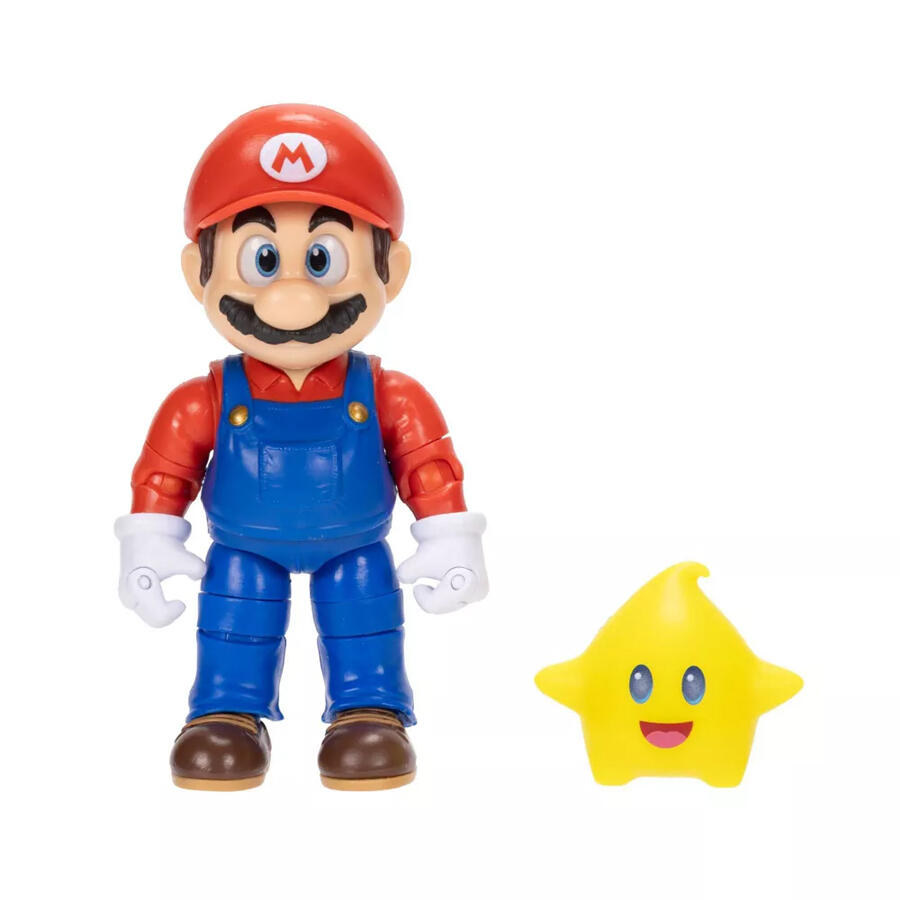 The Super Mario Galaxy Movie - 5” Figure Series – Mario Figure with Luma Star Accessory - Nintendo