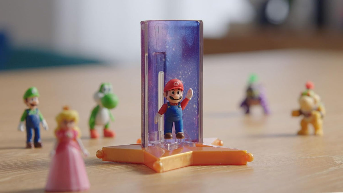 The Super Mario Galaxy Movie 1.5” Figure With Star Launcher W1 - Assorted (1 Pc) - Nintendo