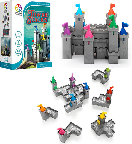 SmartGames - Game Membangun Kastil Tower Stacks 