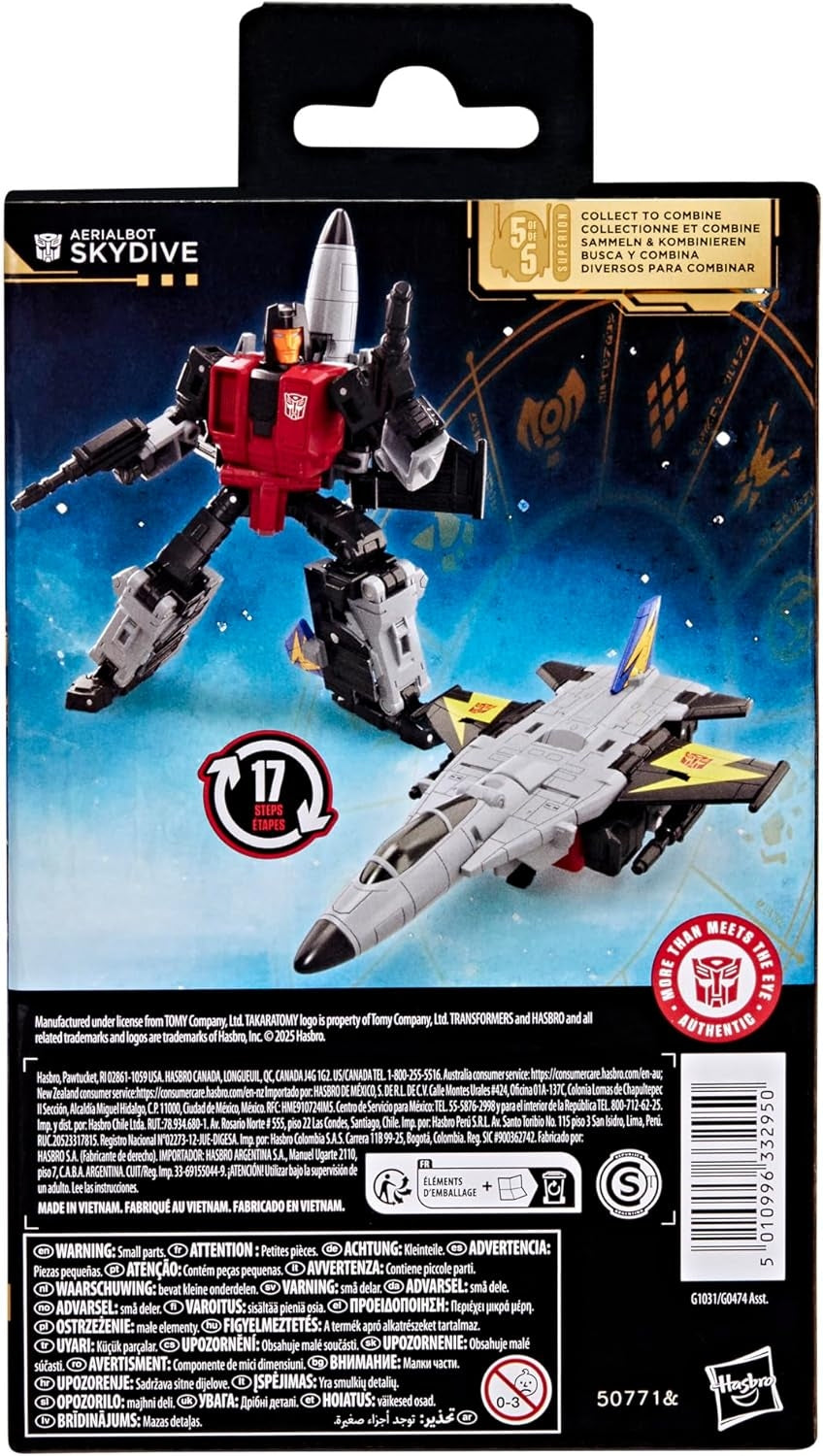 Transformers Age of The Primes Deluxe Class Aerialbot Skydive