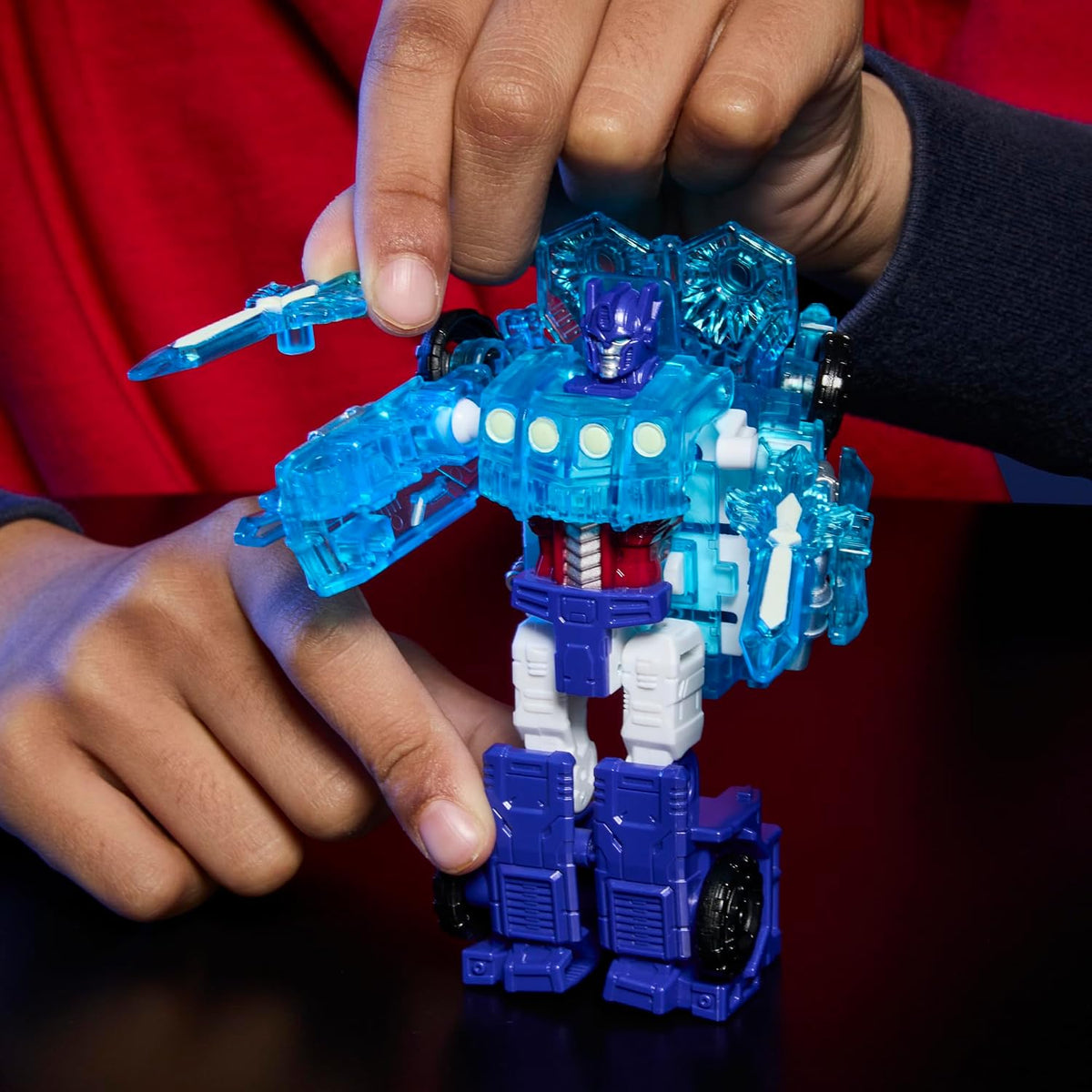 Transformers Cyberworld Armored Cyber Changers Optimus Prime