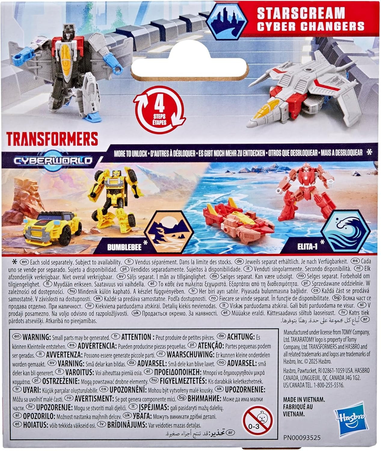 Transformers Cyberworld Cyber Changers Starscream