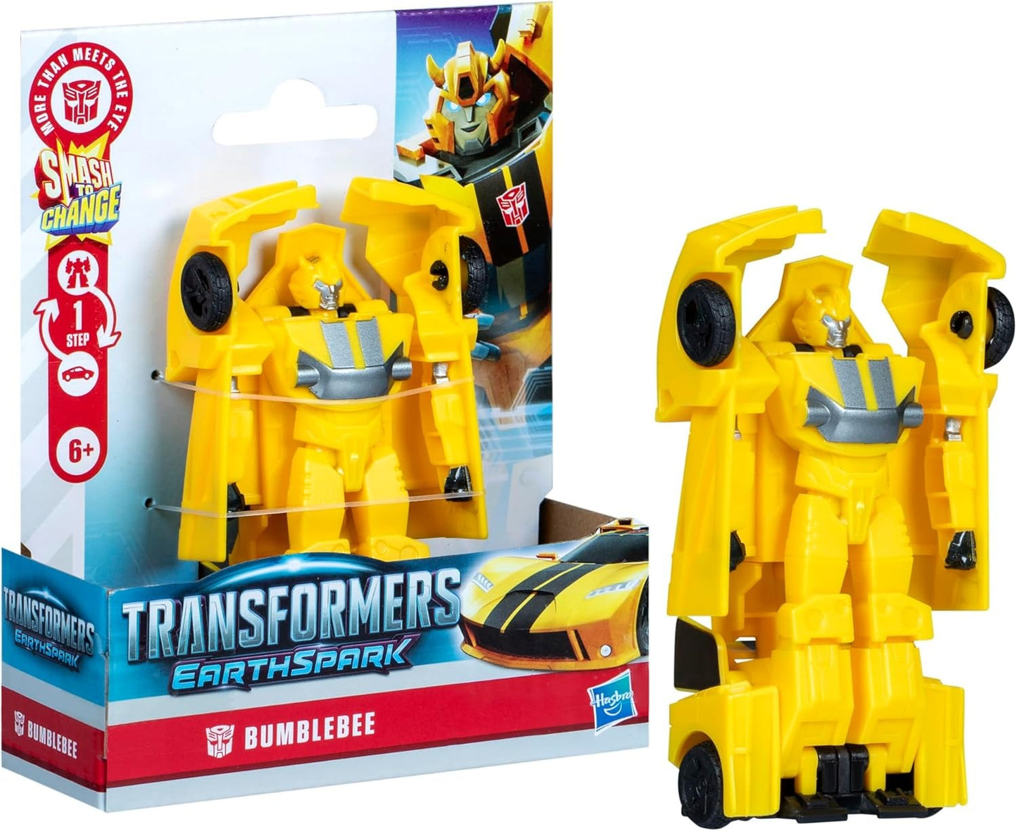 Transformers EarthSpark 1-Step Smash Changers Bumblebee