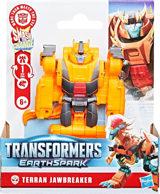Transformers EarthSpark 1-Step Smash Changers Terran Jawbreaker