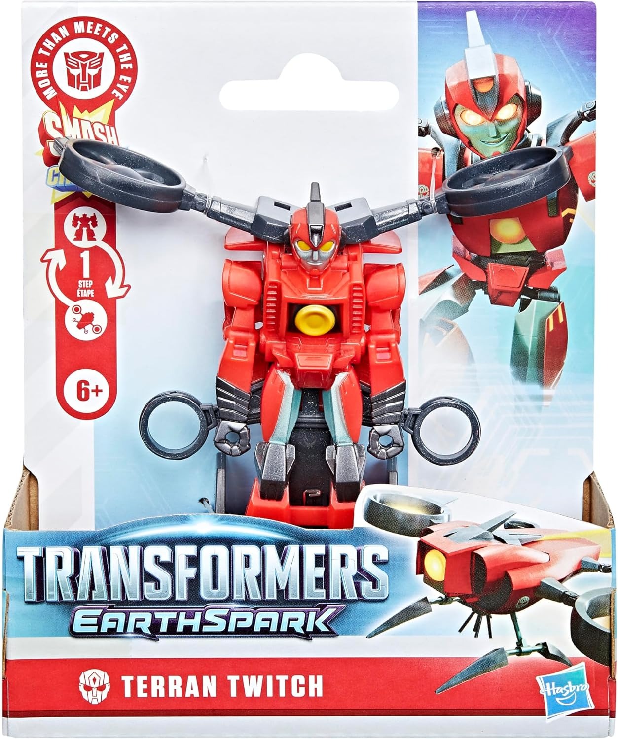 Transformers EarthSpark 1-Step Smash Changers Terran Twitch