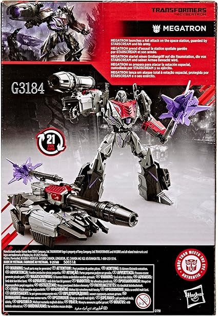 Transformers Studio Series MTMTE Collection War for Cybertron Megatron