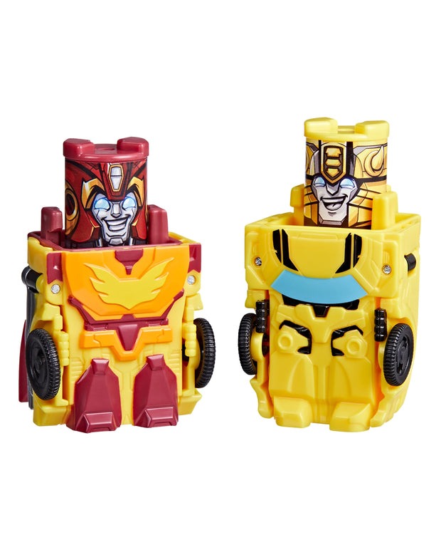 Transformers Swapticons Autobot Hot Rod and Bumblebee