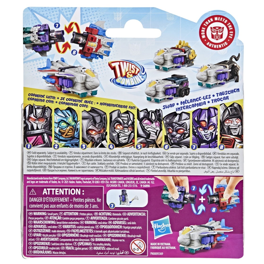 Transformers Swapticons Starscream and Deception Slipstream