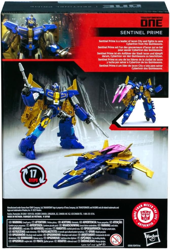 Transformers Studio Series Voyager Class Transformers One Sentinel Prime