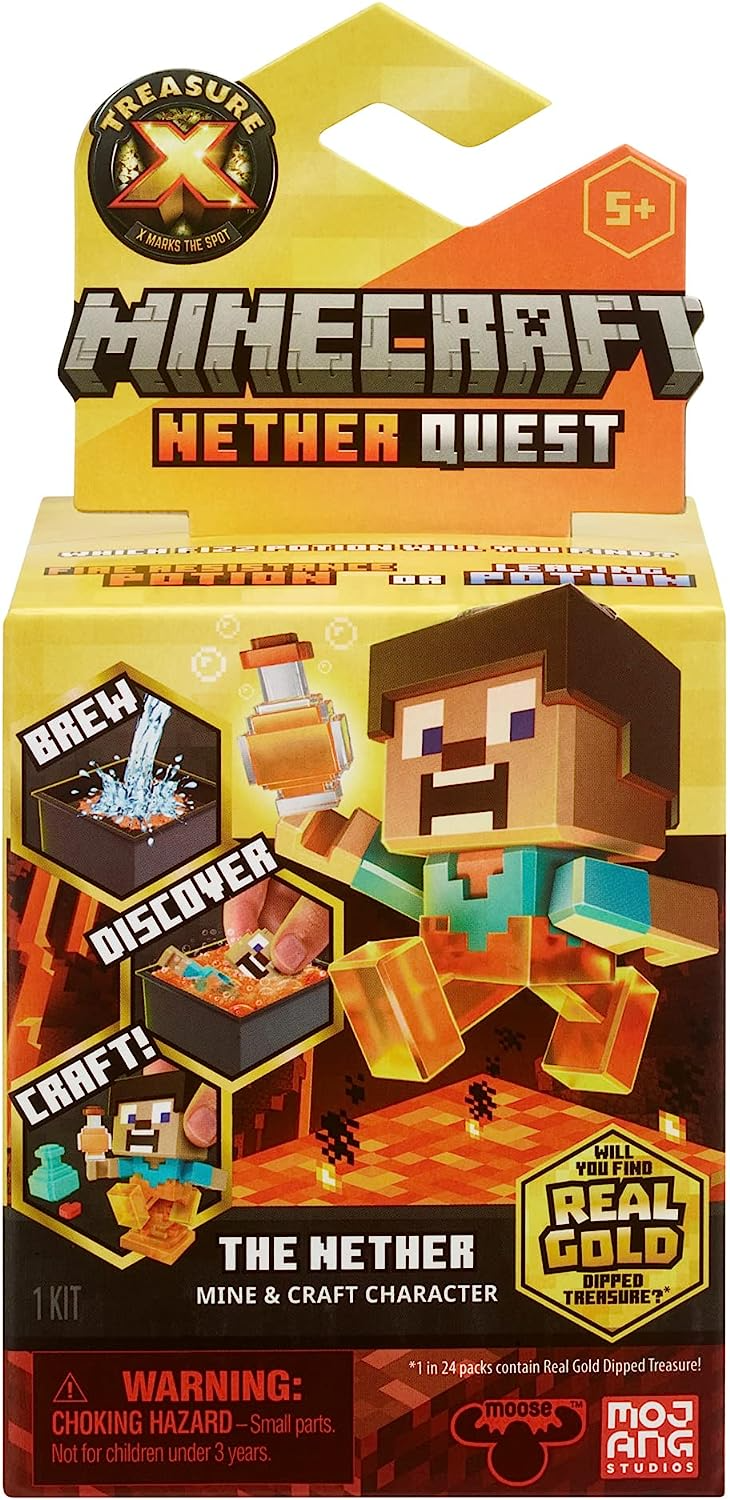 Treasure X Minecraft Nether Portal Character Pairs Series 1 Review 