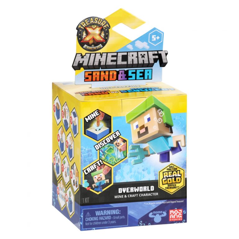 Treasure X Minecraft Sand & Sea Overworld Mine Craft Character