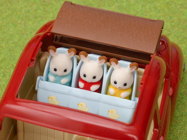 Sylvanian Families Triplets Stroller - Free Gift