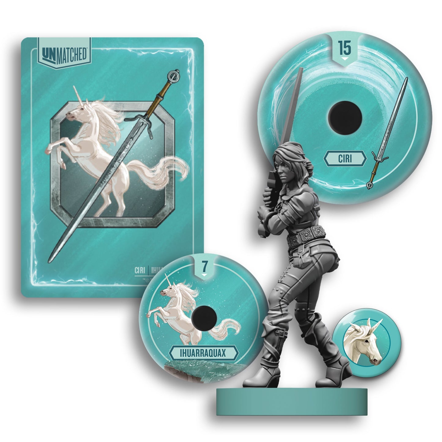 Unmatched: The Witcher Bundle with Foil Cards