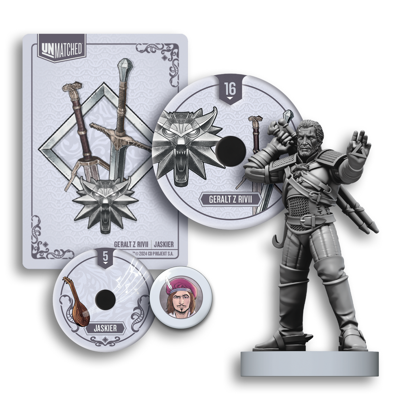 Unmatched: The Witcher Bundle with Foil Cards