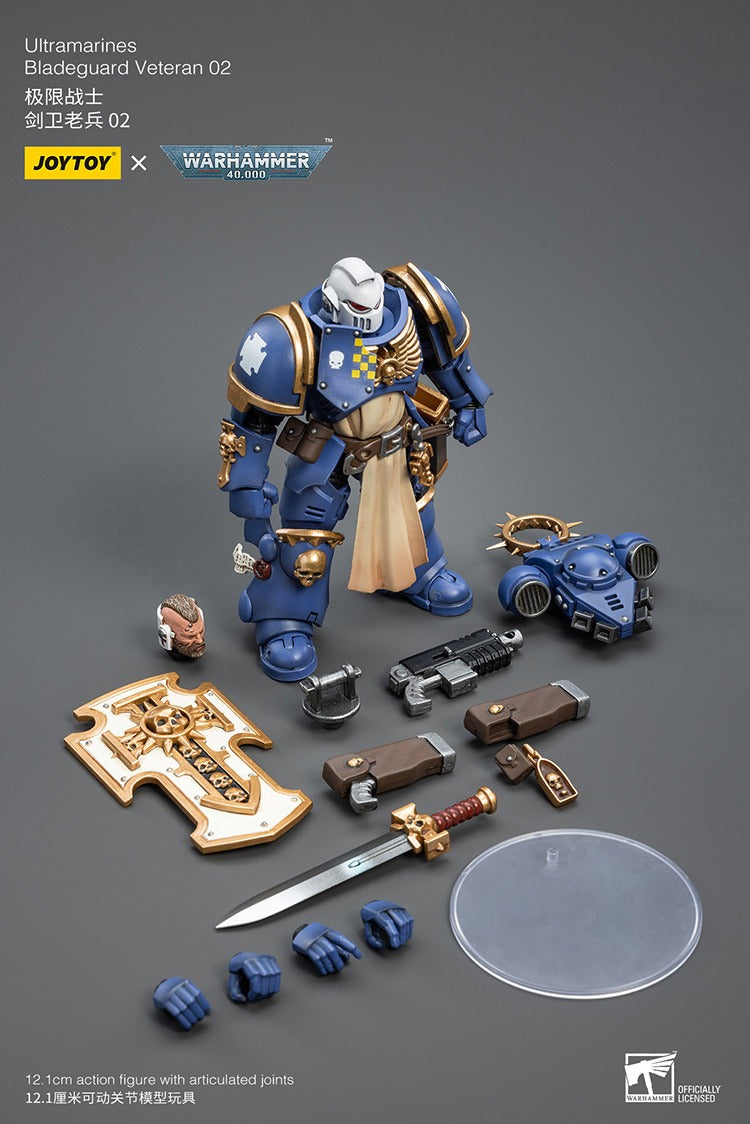 JOYTOY Warhammer 40K Ultramarines Bladeguard Veteran 02 JT2351