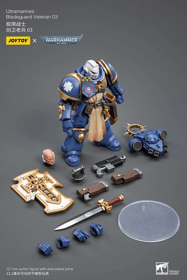 JOYTOY Warhammer 40K Ultramarines Bladeguard Veteran 03 JT2344