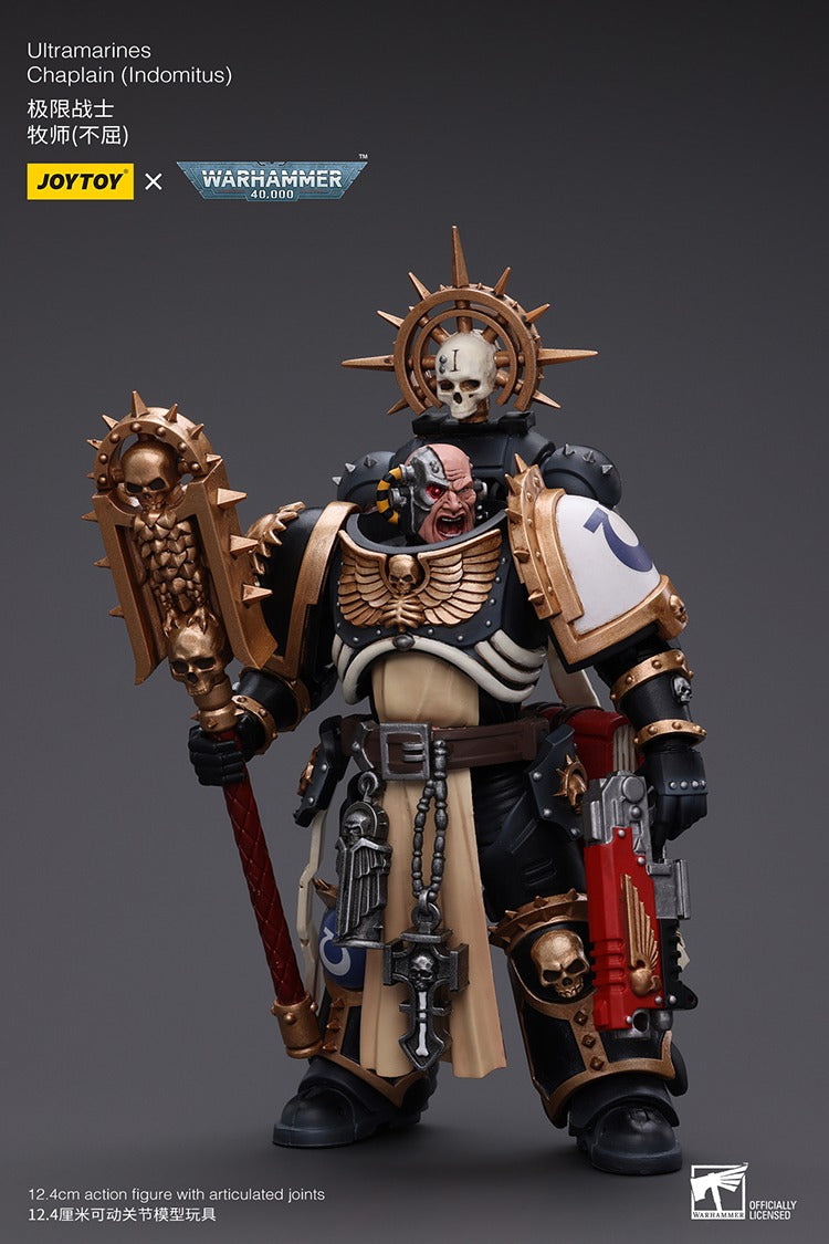 JOYTOY Warhammer 40K Ultramarines Chaplain (Indomitus) JT8902