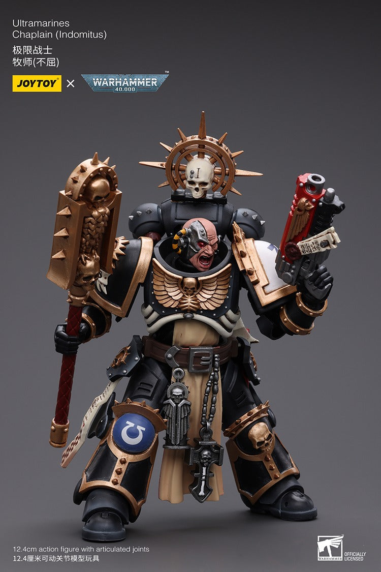 JOYTOY Warhammer 40K Ultramarines Chaplain (Indomitus) JT8902