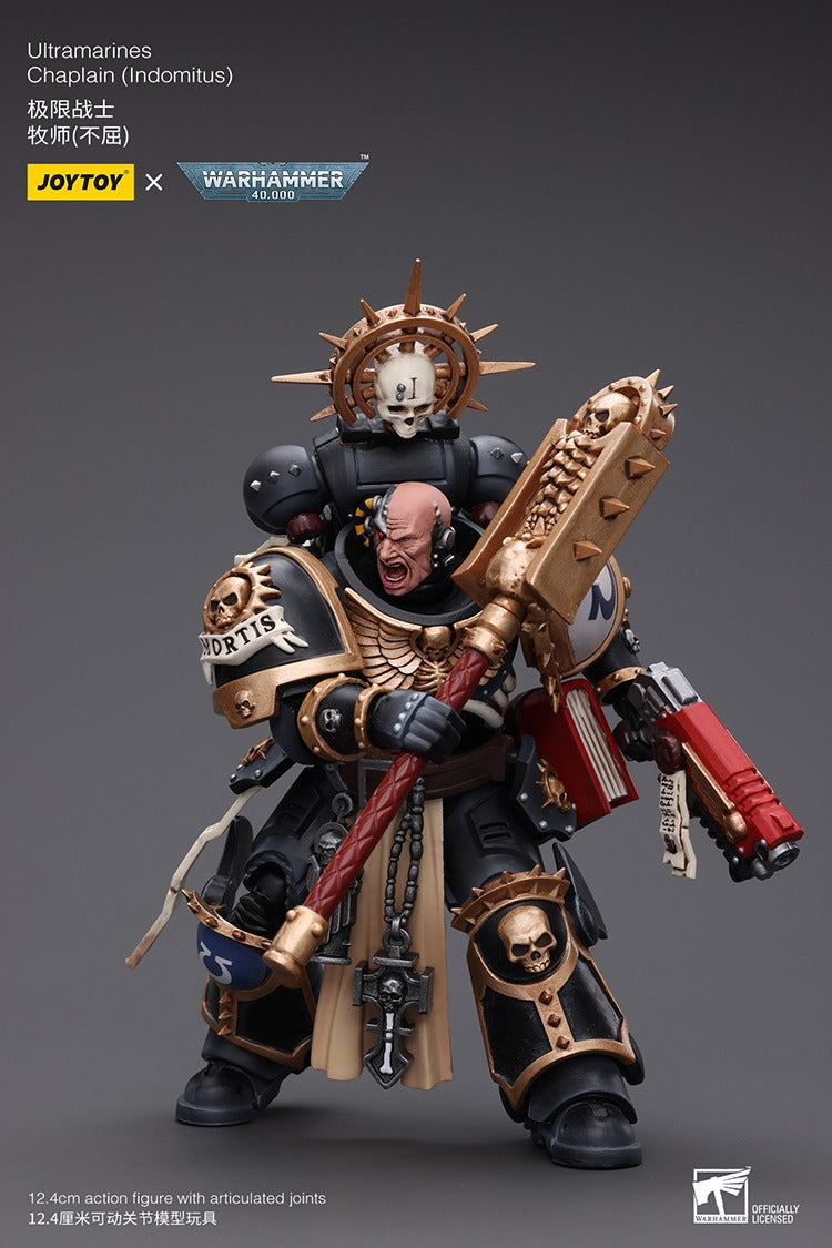 JOYTOY Warhammer 40K Ultramarines Chaplain (Indomitus) JT8902