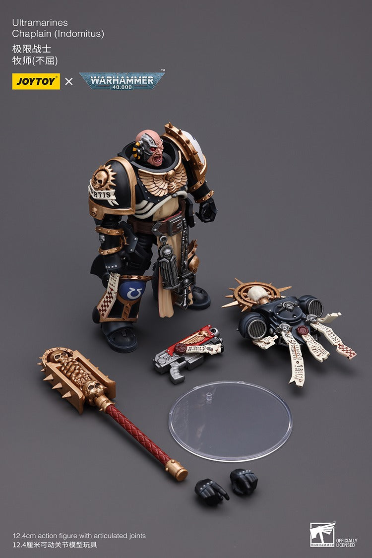 JOYTOY Warhammer 40K Ultramarines Chaplain (Indomitus) JT8902