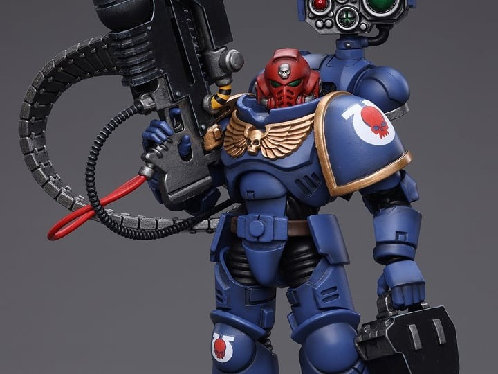 JOYTOY Warhammer 40K Ultramarines Desolation Sergeant with Vengor Launcher JT8803