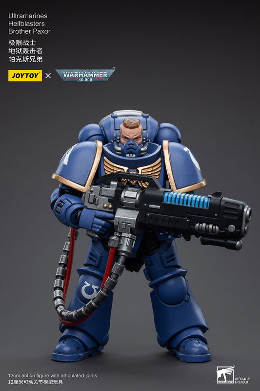 JOYTOY Warhammer 40K Ultramarines Hellblasters Brother Paxor