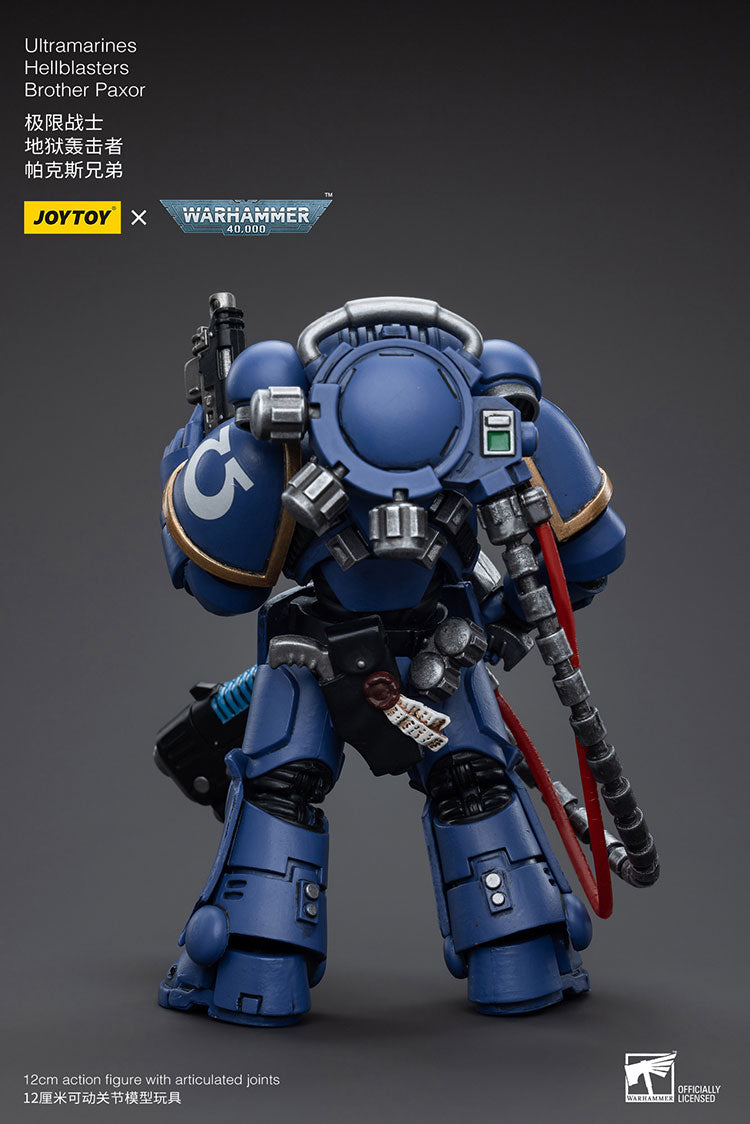 JOYTOY Warhammer 40K Ultramarines Hellblasters Brother Paxor