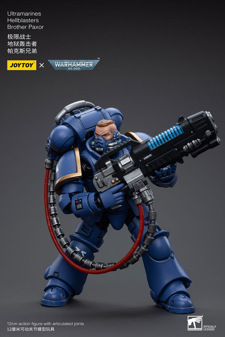 JOYTOY Warhammer 40K Ultramarines Hellblasters Brother Paxor