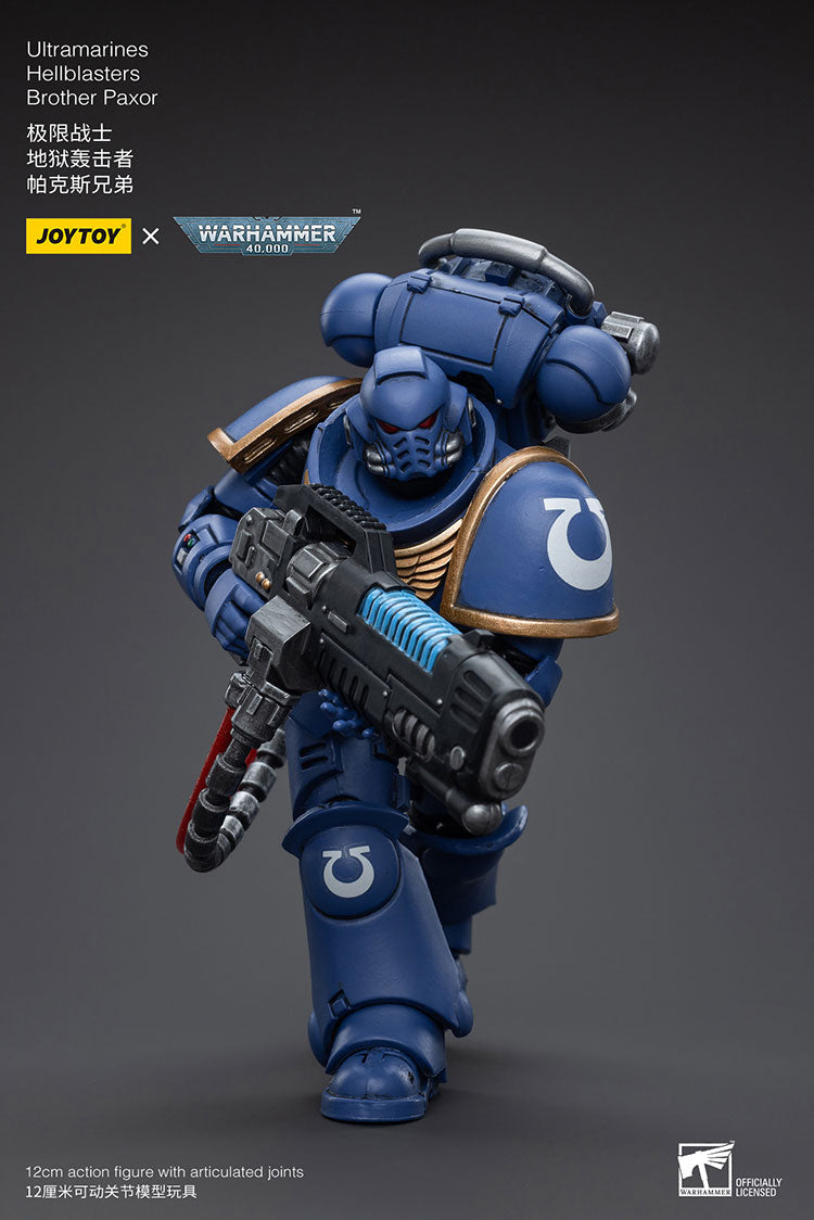 JOYTOY Warhammer 40K Ultramarines Hellblasters Brother Paxor