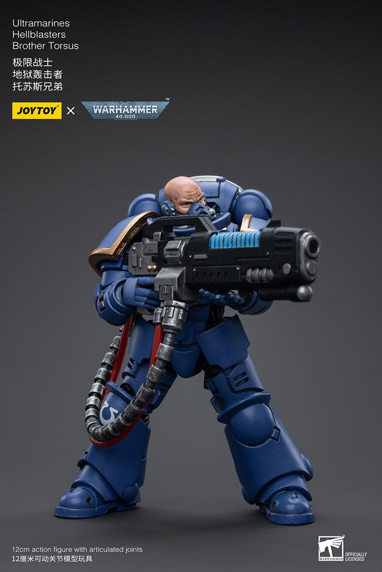 JOYTOY Warhammer 40K Ultramarines Hellblasters Brother Torsus