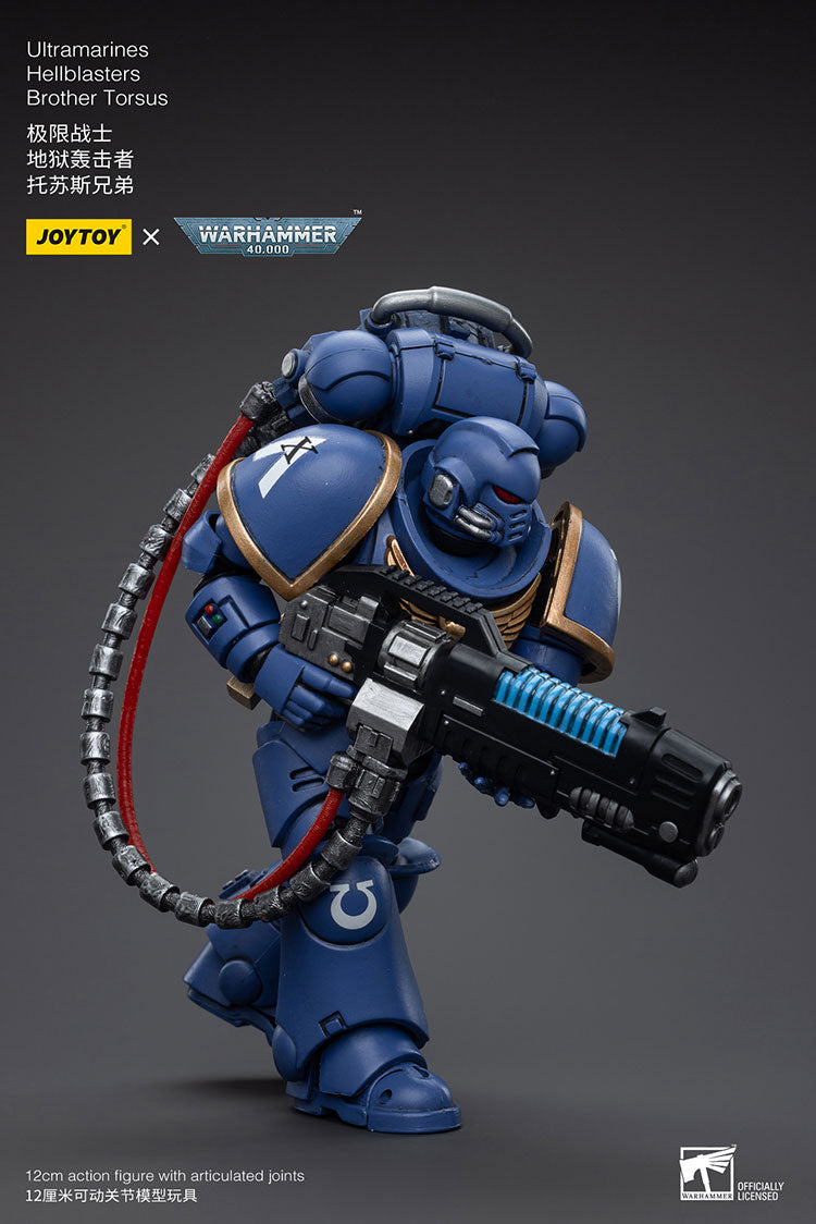 JOYTOY Warhammer 40K Ultramarines Hellblasters Brother Torsus