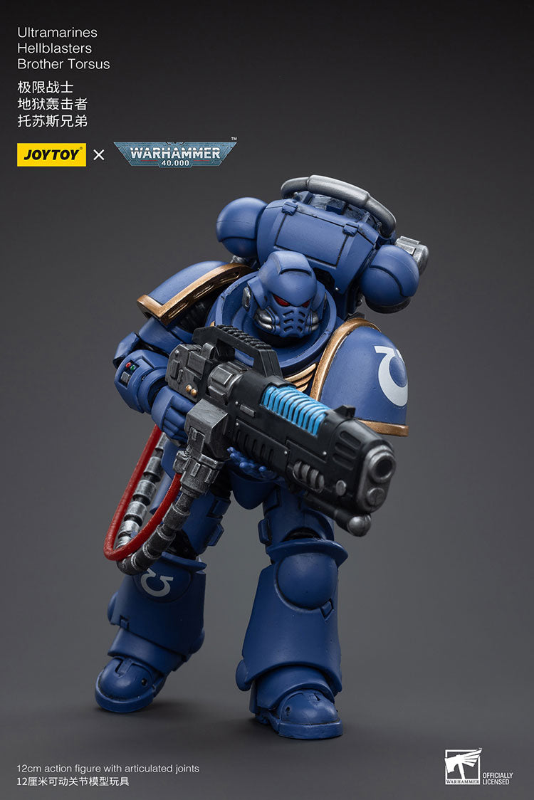 JOYTOY Warhammer 40K Ultramarines Hellblasters Brother Torsus