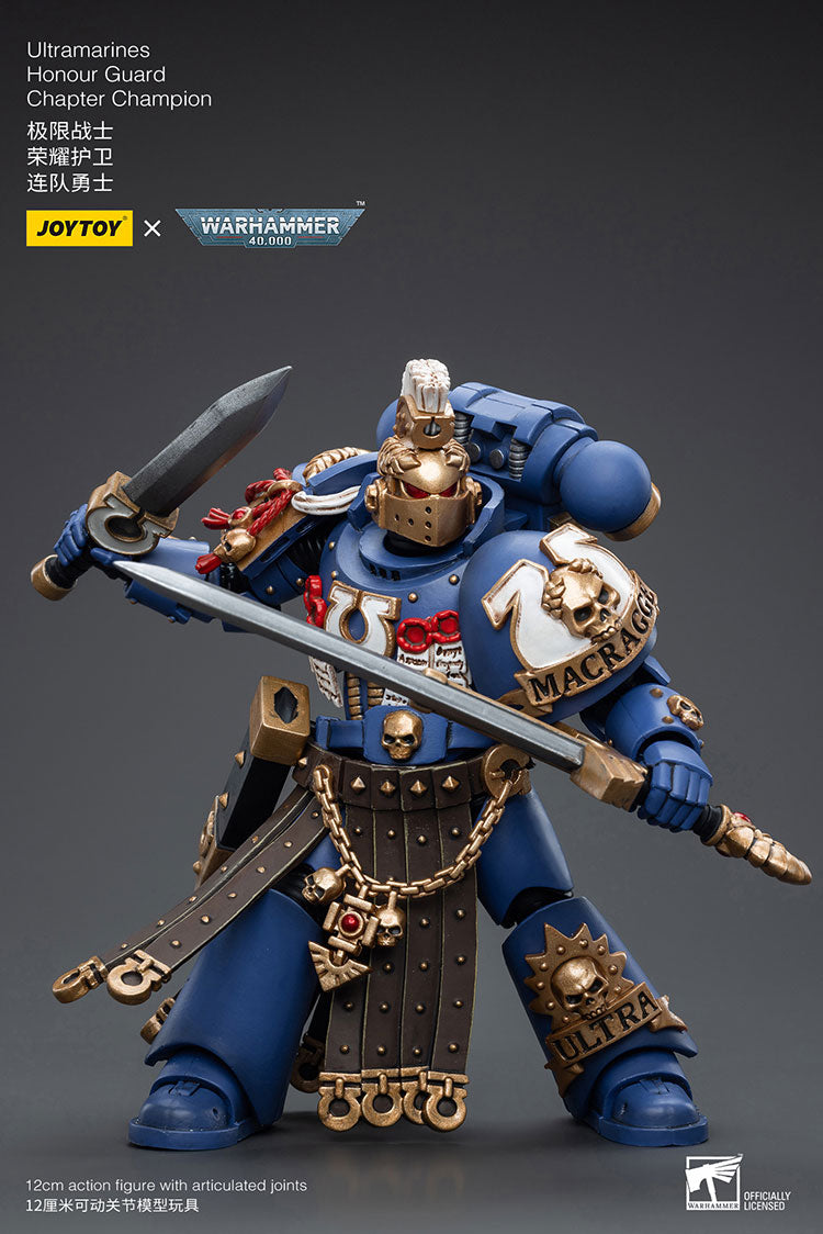 JOYTOY Warhammer 40K Ultramarines Honour Guard Chapter Champion