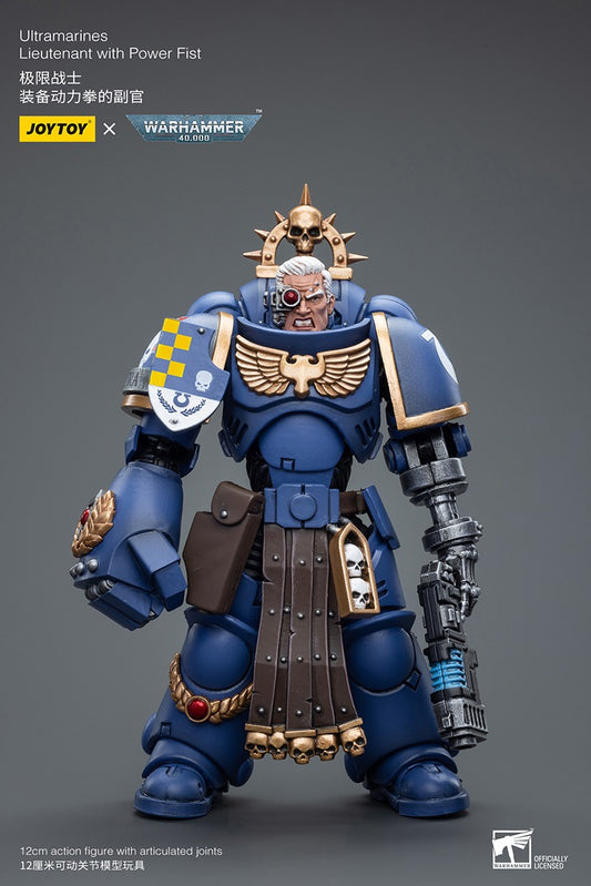 JOYTOY Warhammer 40K Ultramarines Lieutenant with Power Fist JT7677