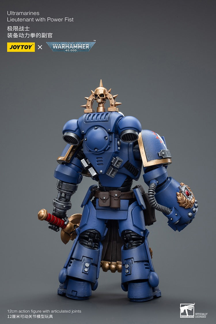 JOYTOY Warhammer 40K Ultramarines Lieutenant with Power Fist JT7677