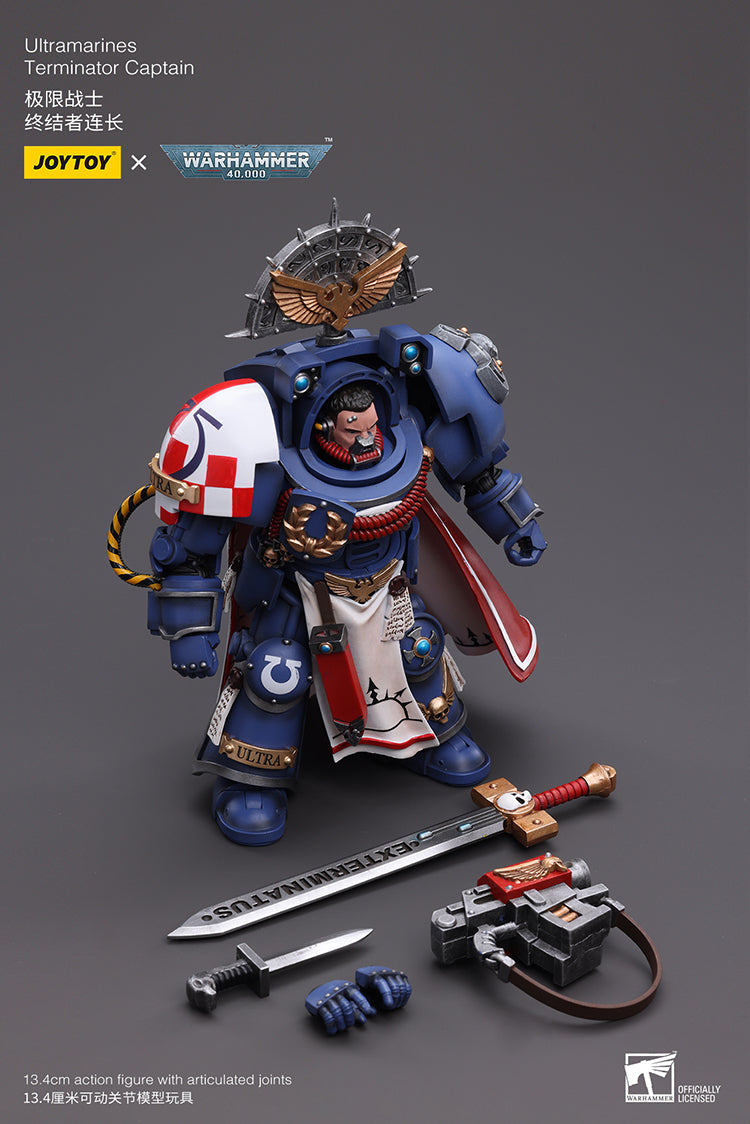 JOYTOY Warhammer 40K Ultramarines Terminator Captain