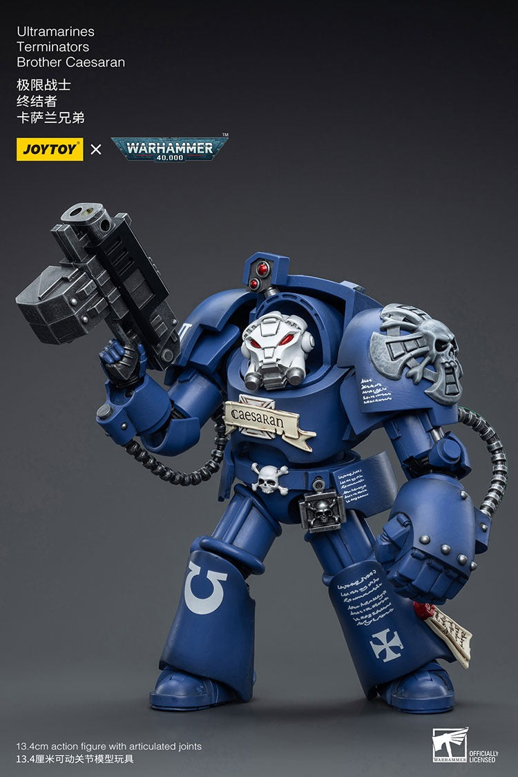 JOYTOY Warhammer 40K Ultramarines Terminators Brother Caesaran JT6694