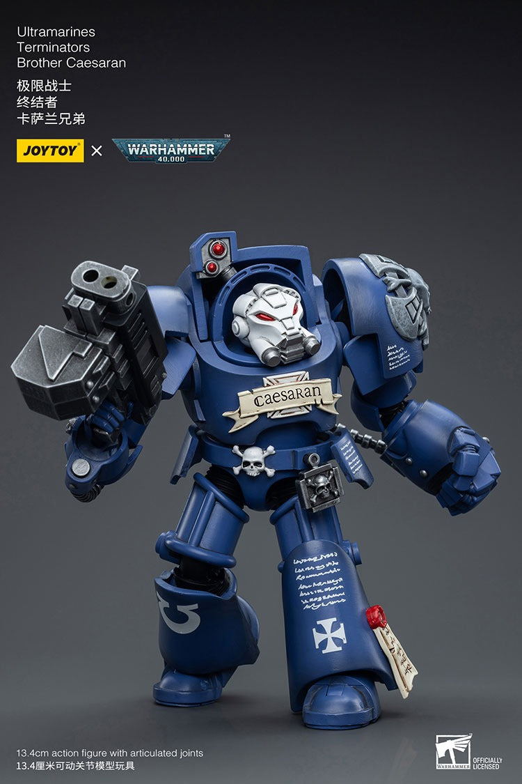 JOYTOY Warhammer 40K Ultramarines Terminators Brother Caesaran JT6694