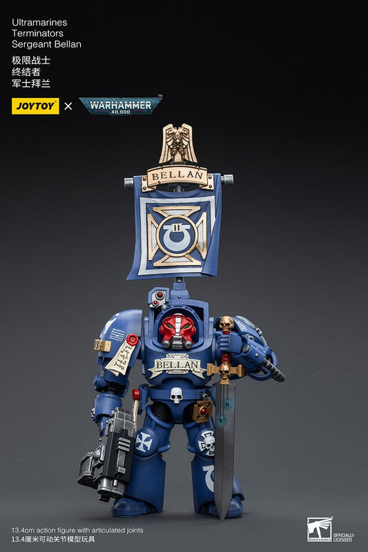 JOYTOY Warhammer 40K Ultramarines Terminators Sergeant Bellan JT6663