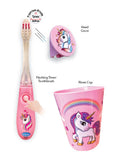 Unicorn Flashing Timer Toothbrush Rinse Cup - Head Cover Alpha Extra Model Bbrite