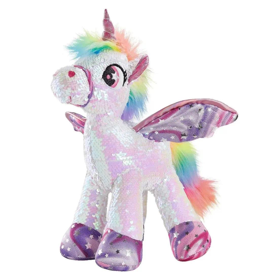 Sequin unicorn cheap stuffed animal